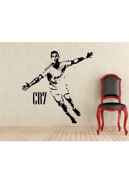 Ronaldo Futbol Yıldız Odası Duvar Çıkartmaları Duvar Çıkartmaları 63X65 cm fiyatları