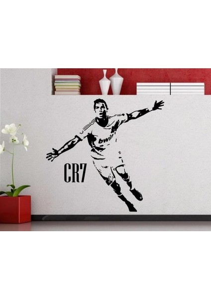 Ronaldo Futbol Yıldız Odası Duvar Çıkartmaları Duvar Çıkartmaları 63X65 cm modelleri