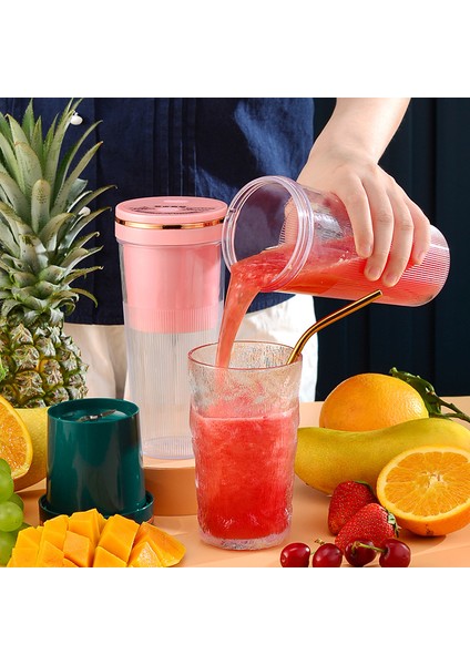 Taşınabilir Küçük USB Şarj Edilebilir Smoothie Blender Hediye Kutusu (Yurt Dışından)