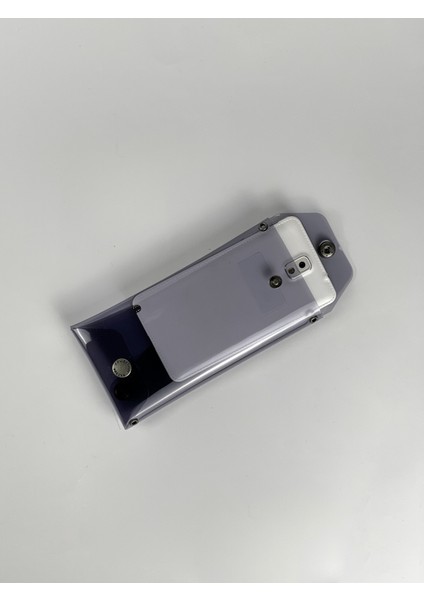 Jellyfon Askılı Şeffaf Telefon Çantası Duman Gri Minimal Hediye Tasarım Pvc Renkli Unisex Erkek Kadın indirimleri
