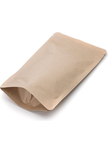 18 x 29 x 4,5 cm Kraft Aluminyum Kilitli Doypack Ambalaj 750 Gr. 250 Adet