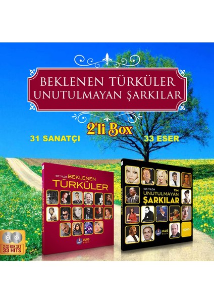 Beklenen Türküler & Unutulmayan Şarkılar  (2'li Box Cd)