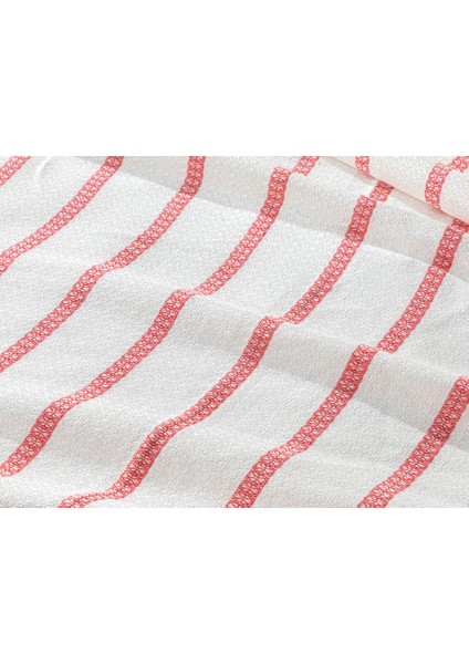 Petite Daisies Ipliği Boyalı Viskon Tek Kişilik Pike 150 x 220 cm Pembe modelleri