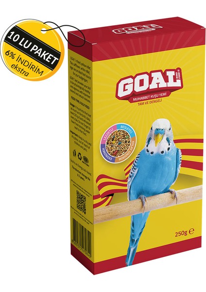 Muhabbet Kuşu Yemi/gs 250 G Özel Koli 10 Adet