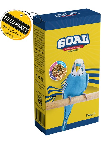 Muhabbet Kuşu Yemi/fb 250 G Özel Koli 10 Adet