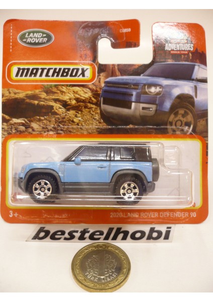 Land Rover Defender 90 Blue Matchbox