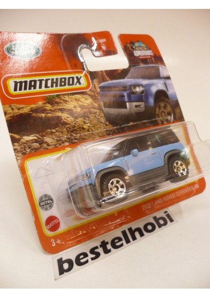 Land Rover Defender 90 Blue Matchbox