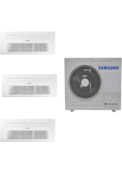 Wind Free (AJ068TXJ3KH/EA) 12+12+12 BTU Iç 6 8 Kw Dış Ünite A 12000 BTU 1+3 Sistem Multi Inverter Duvar Tipi Klima