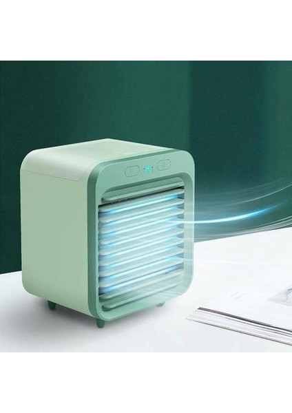 USB Taşınabilir Hava Soğutucu Fan Klima Işık Masaüstü Hava Soğutma Fanı Nemlendirici Arıtma Ofis Yatak Odası Için Fanlar (Yurt Dışından) fiyatları