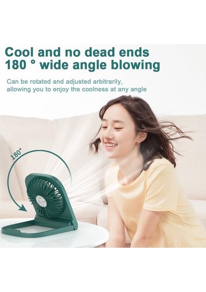 USB Masa Fan Masaüstü Masa Fan Güç Bankası ile 4800 Mah Taşınabilir Mini Fan Ofis Yatak Odası Ofis Hava Soğutma Soğutucu Fan (Yurt Dışından) fiyatları