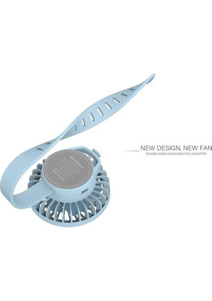 Yeni USB Şarj Edilebilir Soğutma Izle Fan Tembel Kişisel Fan 3 Hız Giyilebilir Spor Fanı USB Gadgets (Yurt Dışından)
