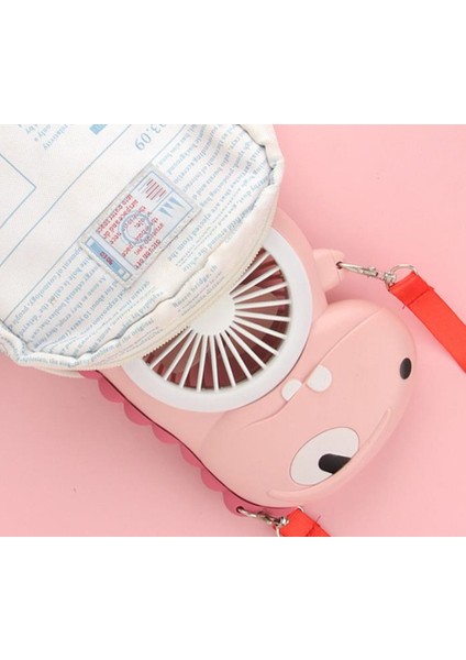 USB Elektrikli Fan 300MAH Şarj Edilebilir Karikatür Kompakt Taşınabilir Öğrenci ve Çocuk El Mini Mute LED Aydınlatma Fan (Yurt Dışından) fırsatları
