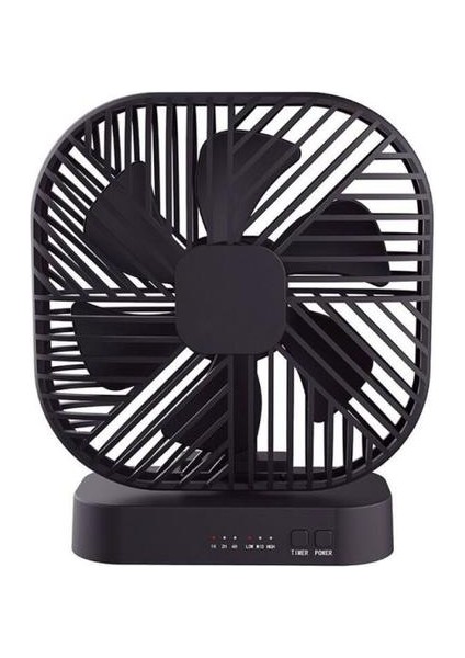 Manyetik USB Fan USB Veya Aa Akülü Masa Fanı 3 Hızlı Zamanlama Fonksiyonu ile USB Gadgets (Yurt Dışından)