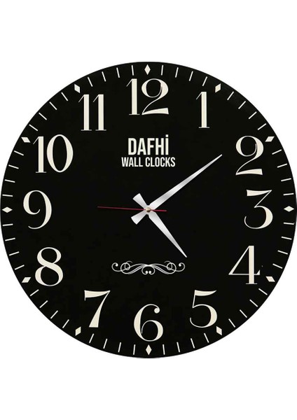 Dafhi Dekoratif Ahşap Duvar Saati 35x35