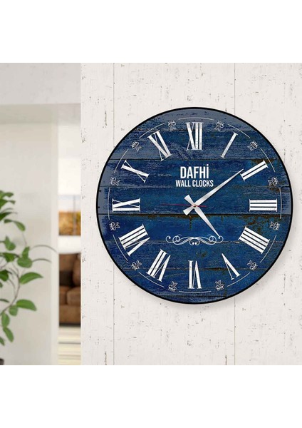 Dafhi Dekoratif Ahşap Duvar Saati 35x35