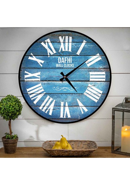 Dafhi Dekoratif Ahşap Duvar Saati 35x35