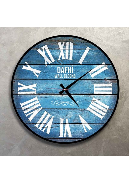 Dafhi Dekoratif Ahşap Duvar Saati 35x35