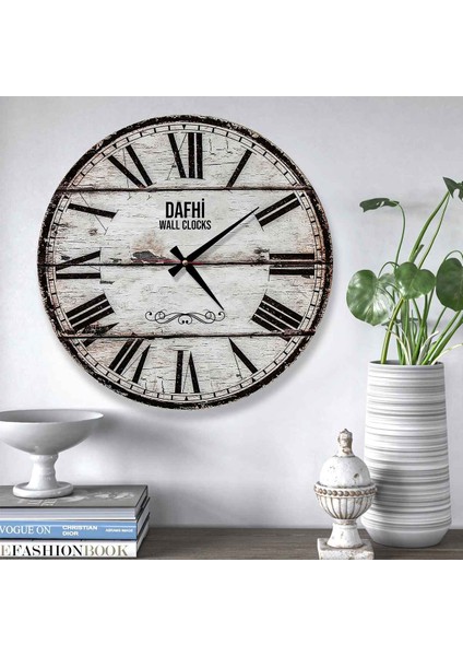 Dafhi Dekoratif Ahşap Duvar Saati 45x45 fırsatları