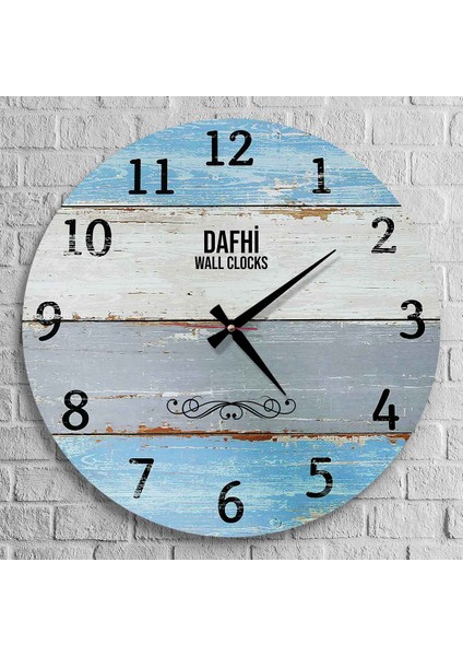 Dafhi Dekoratif Ahşap Duvar Saati 35x35