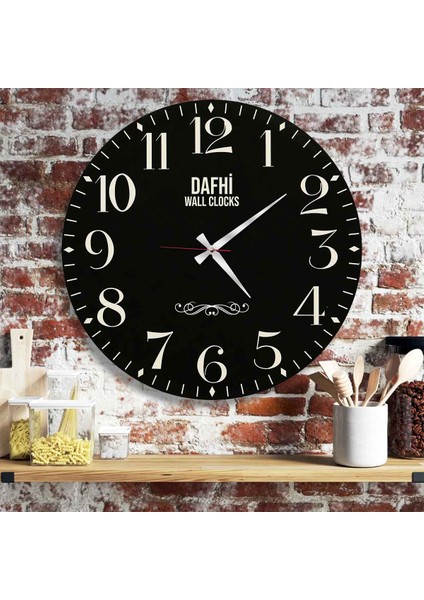 Dafhi Dekoratif Ahşap Duvar Saati 35x35