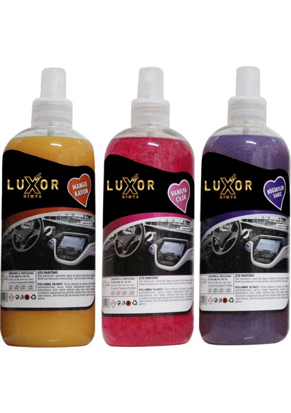 Kimya Mango Kavun-Vanilya Çilek-Böğürtlen Sakız Ev ve Oto Kokusu 3 x 400 ml