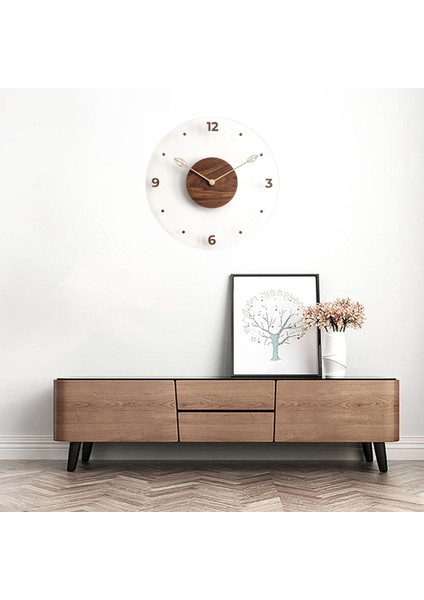 Yuvarlak Ahşap Duvar Saati Büyük Duvar Saati (Yurt Dışından) fırsatları