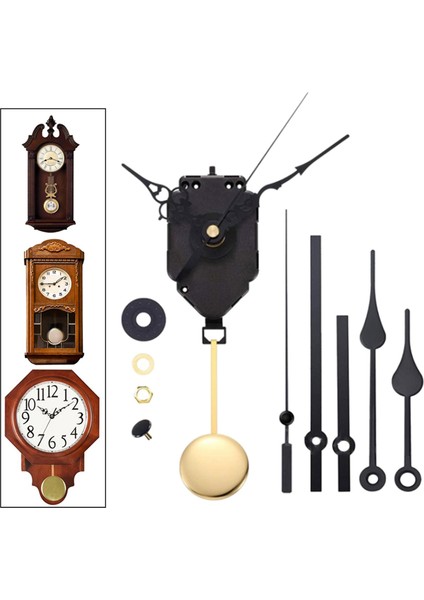 Sarkaç Saati Hareket Mekanizması Kitleri Yedek Diy El ve Sarkaç 3 Set (Yurt Dışından) fırsatları