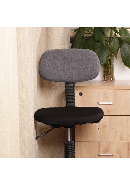 Elastik Sandalye Kapak Bilgisayar Ofis Masası Siyah Için Dayanıklı Sandalye Slipcover