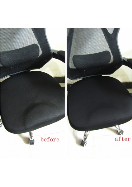 Elastik Sandalye Kapak Bilgisayar Ofis Masası Siyah Için Dayanıklı Sandalye Slipcover