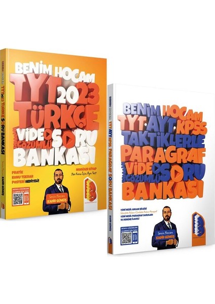 TYT 2023 Türkçe Video Çözümlü Soru Bankası + Taktiklerle Paragraf Soru Bankası