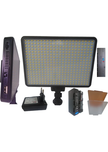 Pdx LED-396A, Panasonic Mdh3, Ac8 IÇIN396 Ledli Sony Kamera Tepe Işığı