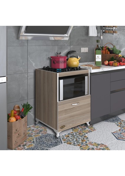 Kenzlife ocak dolabı demi crd 85*60*57 mutfak modül mini fırın ankastre ocak için