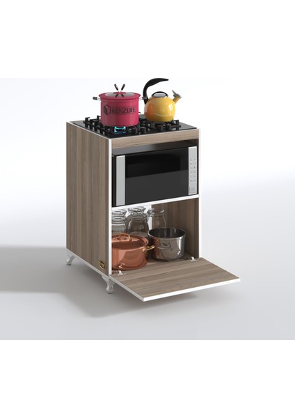 Kenzlife ocak dolabı demi crd 85*60*57 mutfak modül mini fırın ankastre ocak için