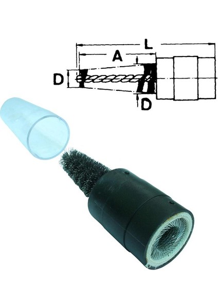 HA10199 Akü Bașı Temizleme Fırçası (Plastik Gövdeli)