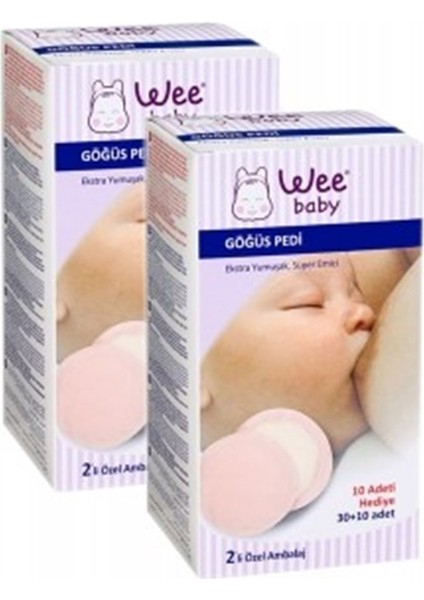 Göğüs Pedi 2'li Paket (80 Adet)