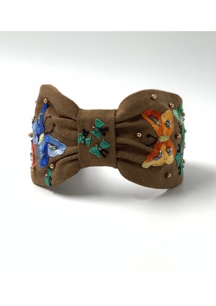 Kelebekli Nakışlı Taç