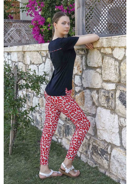 Kadın Siyah Pijama Takımı 10042