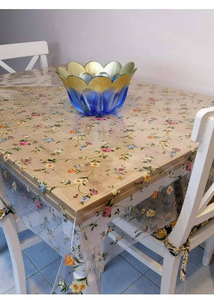 Başak Ev Tekstili Şeffaf 0.018 Mm Pvc Muşamba - Desenli Silinebilir Şeffaf Masa Örtüsü modelleri