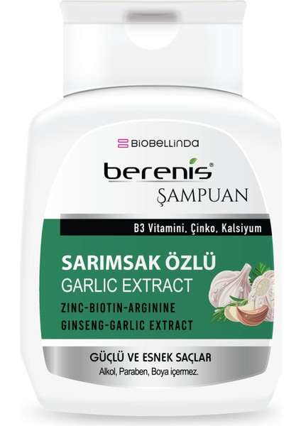 Berenis Sarımsak Özlü Şampuan 290 ml