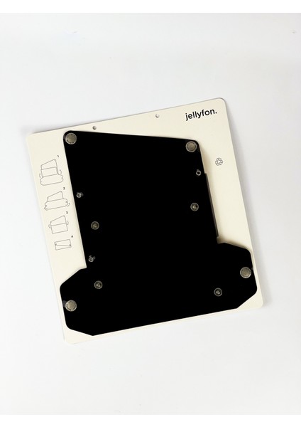 Jellyfon Askılı Şeffaf Telefon Çantası Siyah Minimal Hediye Tasarım Pvc Renkli Unisex Erkek Kadın fiyatları