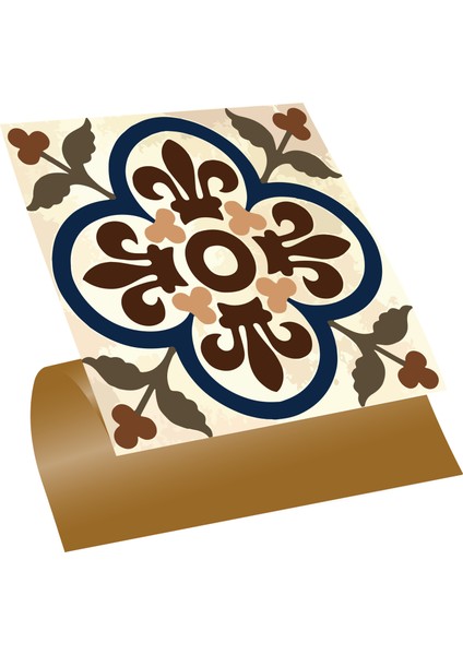 Kendinden Yapışkanlı Fas 05 Desenli Pvc Karo 30X30 cm (4 Adet) 0,36 M2