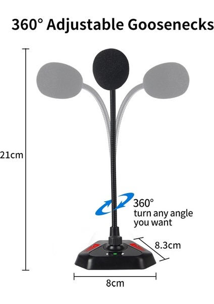 Rgb Lambası Mikrofon (Yurt Dışından)
