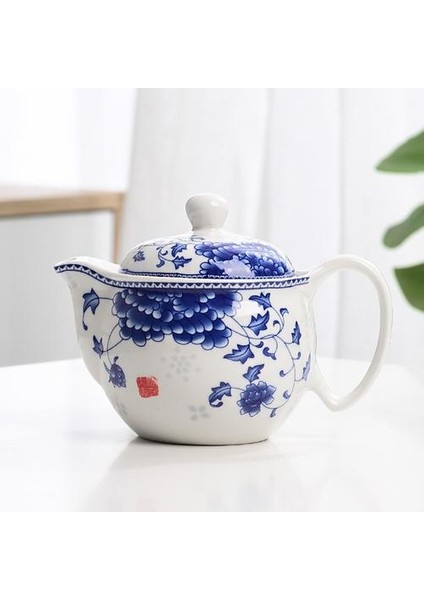 Mavi ve Beyaz Porselen Çaydanlık, Nefis Seramik Çaydanlık Su Isıtıcısı, Kung Fu Çay Seti, Porselen Teaware Çiçek Çay Potu | Çin Mavi | Çin Mavi Whitechinese Porselen Pot (Yurt Dışından)