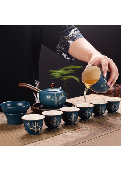 Çanak Çömlek Seramik Çaydanlık Su Isıtıcılar Çay Bardağı Porselen Çince Kung Fu Çay Seti Drinkware | Çaydanlıklar (Yurt Dışından)