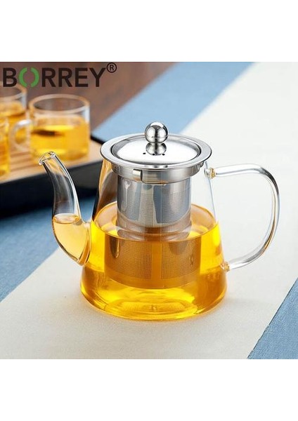 Cam Çay Setleri Çiçek Çay Potu Puer Su Isıtıcısı Meyve Çay Potu Cezve Isıya Dayanıklı Cam Çaydanlık Demlik Çay Kahve | Çaydanlıklar (Yurt Dışından) indirimleri