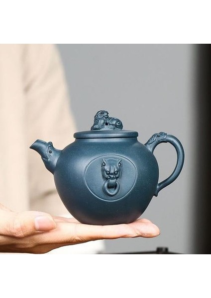 Yaratıcılık Yixing Mor Kil Çaydanlık Ham Ore Azure Çamur Ev Çay Potu Zisha Filtre Güzellik Su Isıtıcısı Çin Çay Seti Aksesuarları | Çaydanlıklar (Yurt Dışından) fiyatları