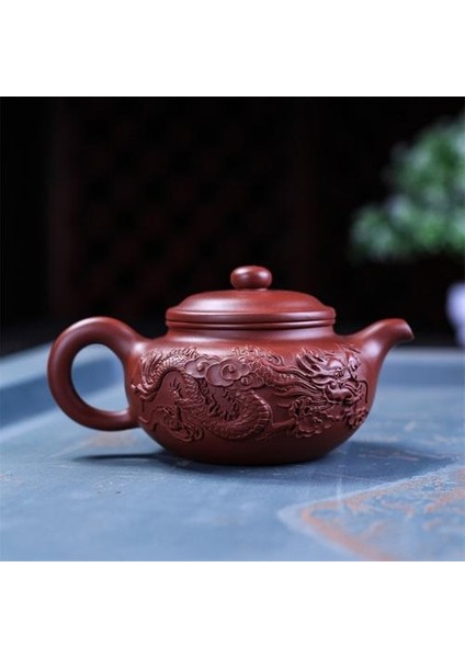 Kil Kabartmalı Ejderha Çaydanlık Yaratıcı El Yapımı Kung Fu Su Isıtıcısı Retro Ofis Çaydanlık Hediye Çin Teaware | Çaydanlıklar (Yurt Dışından) fiyatları