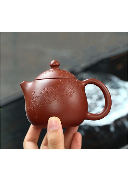 Çin Yixing Çay Pot Dragon Yumurta Mor Kil Çaydanlık Ham Cevher Güzellik Su Isıtıcısı Master El Yapımı Teaware Çay Töreni Hediyeler | Çaydanlıklar (Yurt Dışından) fırsatları