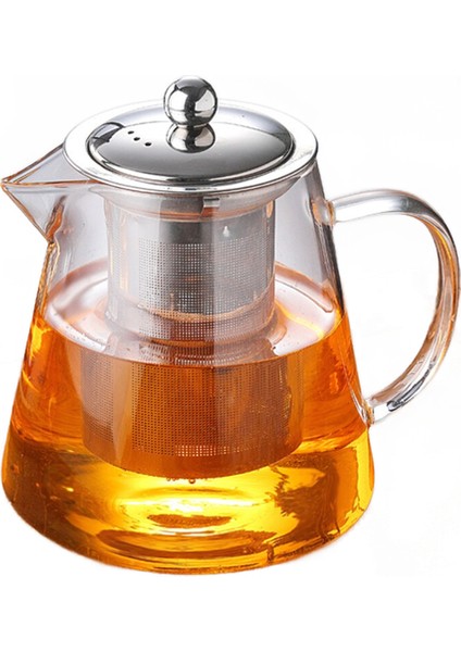 Isıya Dayanıklı Yüksek Borosilikat Cam Çaydanlık Paslanmaz Çelik Filtre Ofis Çay Demlik Pot Oolong Puer Su Isıtıcısı Kahve Makinesi | Çaydanlıklar (Yurt Dışından)