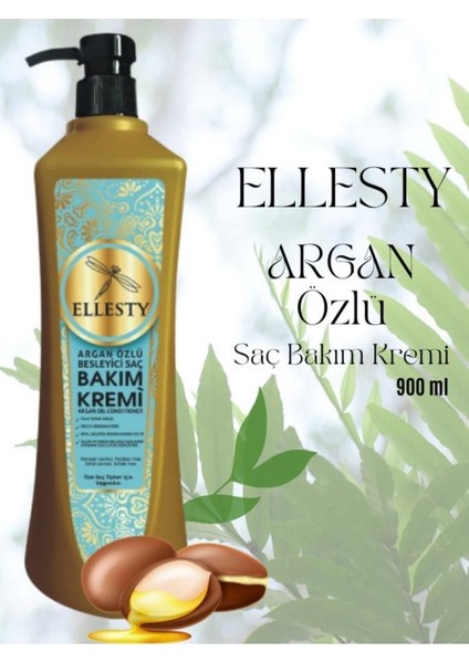 Argan Özlü Bakım Kremi 900 Ml+Orkide Duş Jeli 400 ml